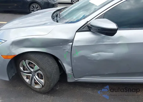 2016 Honda Civic Lx из США, поврежденный, VIN 19XFC2F50GE095502